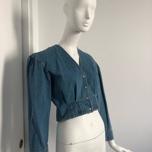 Nanushka Blue Jean Jacket